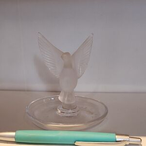 Lalique Dove Ring Holder